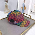 Colorful GG Monogram Canvas Baseball Cap