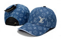 Denim Monogram Baseball Cap
