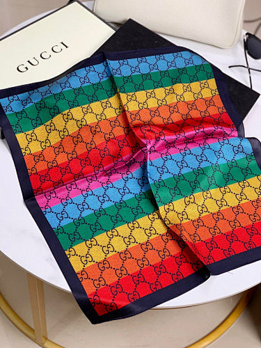 Vibrant Rainbow Monogram Design