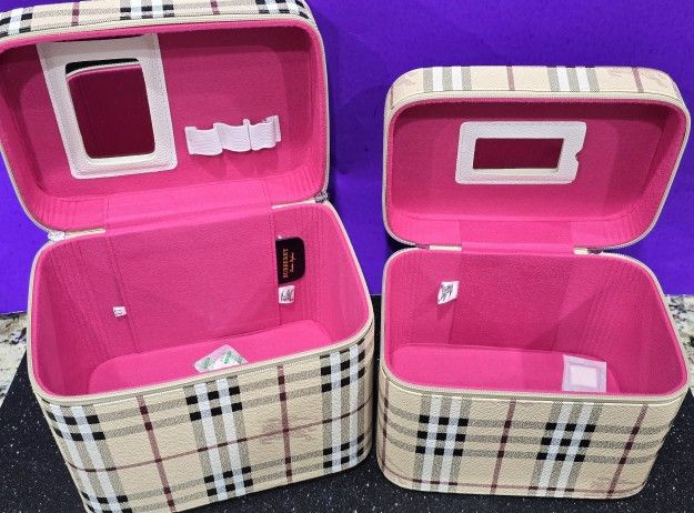 Plaid  inspired  Makeup  cases