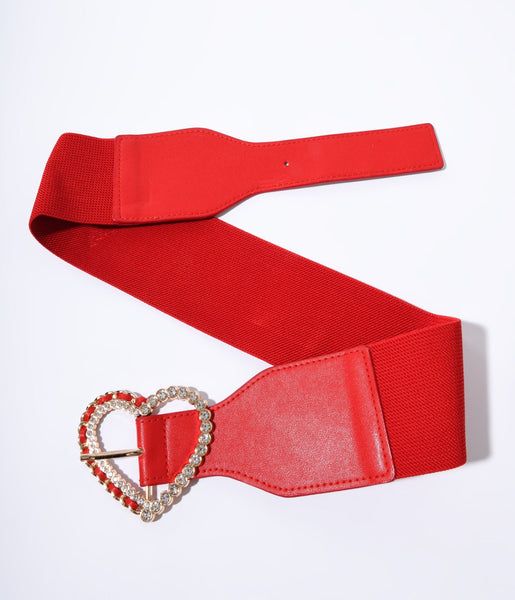 Red Heart Wide Elastic Stretch Belt