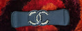 CC Inspired Black Wide Elastic Stretch Belt