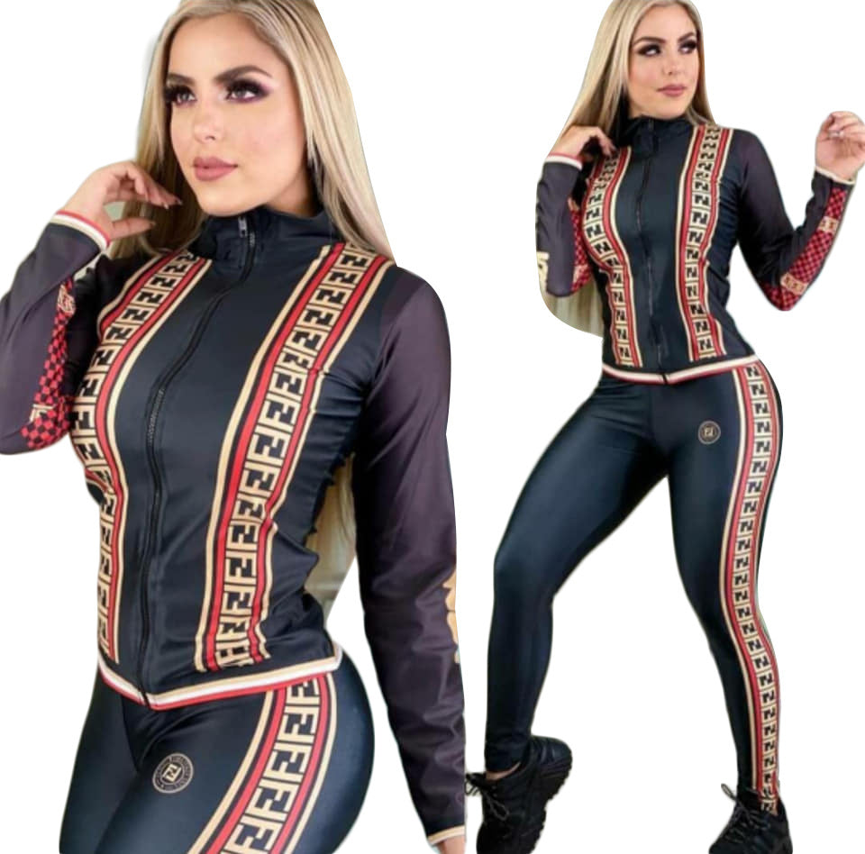 Navy Blue Polyester Sport Tracksuit
