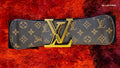 Brown Monogram Wide Stretch Belt