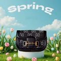 Micro Black Denim Monogram Wallet