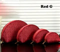 4-Piece "Inspired" Red Denim Multiuse Pouch Set